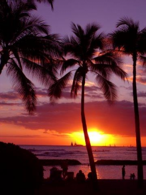 Plaża Waikiki, Wyspa Oahu, Hawaje